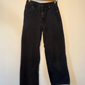 Route 66 Men's Relaxed Black Jeans